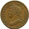 Image 1 : Br 868 Nova Scotia 1824 One Penny Thistle Token.