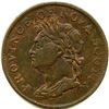 Image 1 : Lot of Two Br 869 Nova Scotia 1824 Half Penny Thistle Tokens.