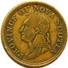 Image 7 : Lot of Six Br 870 Nova Scotia 1832 One Penny Thistle Tokens.