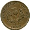 Image 4 : Lot of Nine Br 871 Nova Scotia 1832 Half Penny Thistle Tokens.