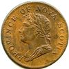 Image 1 : Br 871 Nova Scotia 1832 Half Penny Thistle Token.