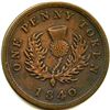 Image 6 : Lot of Six Br 873 Nova Scotia 1840 One Penny Thistle Tokens.