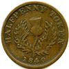 Image 12 : Lot of Eight Br 874 Nova Scotia 1840 Half Penny Thistle Tokens.
