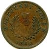 Image 14 : Lot of Eight Br 874 Nova Scotia 1840 Half Penny Thistle Tokens.