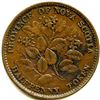 Image 34 : Lot of Thirteen Nova Scotia 1856 Mayflower Tokens.