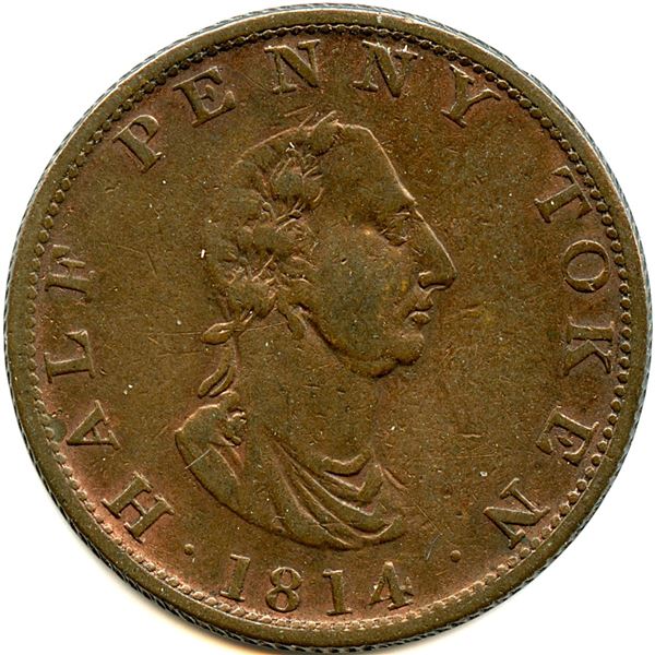 Lot of Eight Nova Scotia Tokens.