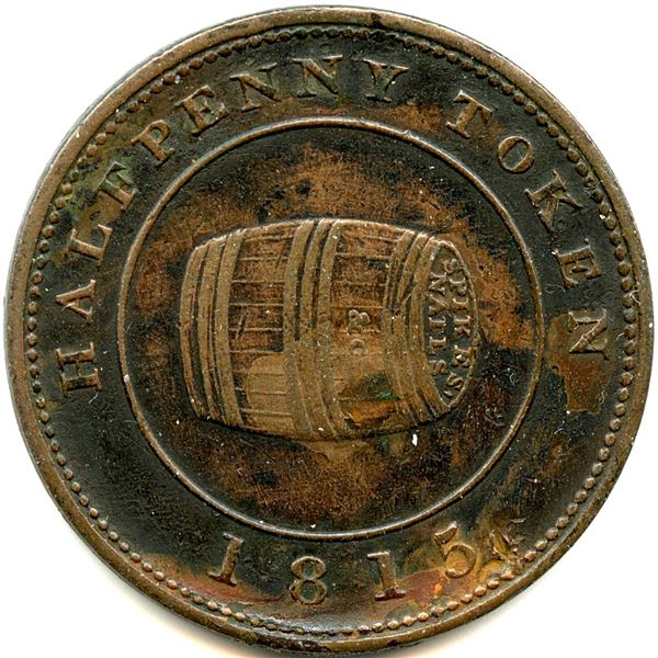 Lot of Seven Nova Scotia Tokens.