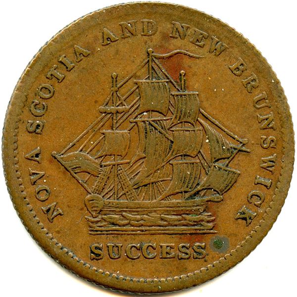 Lot of Two Nova Scotia Tokens.