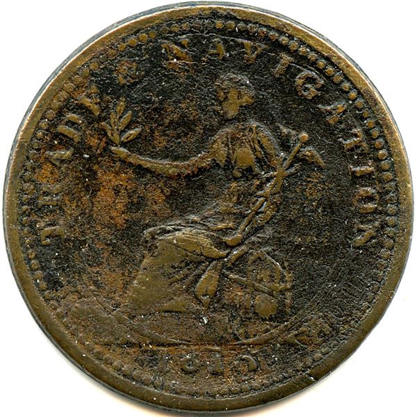 Br 963 Trade & Navigation Nova Scotia Token.