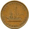 Image 10 : Lot of Eleven Br 909 CH-2A 1843 Frigate One Penny New Brunswick Tokens.