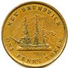 Image 2 : Lot of Eleven Br 909 CH-2A 1843 Frigate One Penny New Brunswick Tokens.
