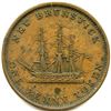 Image 6 : Lot of Eleven Br 909 CH-2A 1843 Frigate One Penny New Brunswick Tokens.