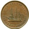 Image 14 : Lot of Fourteen Br 911 1854 Frigate One Penny New Brunswick Tokens.