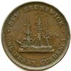 Image 26 : Lot of Fourteen Br 911 1854 Frigate One Penny New Brunswick Tokens.