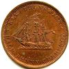 Image 10 : Lot of Nineteen Br 912 CH-NB-1B 1854 Frigate Half Penny New Brunswick Tokens.