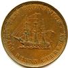 Image 30 : Lot of Nineteen Br 912 CH-NB-1B 1854 Frigate Half Penny New Brunswick Tokens.