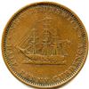 Image 6 : Lot of Nineteen Br 912 CH-NB-1B 1854 Frigate Half Penny New Brunswick Tokens.