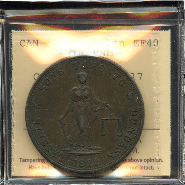 Br 717 1822 Lesslie & Sons 2d.