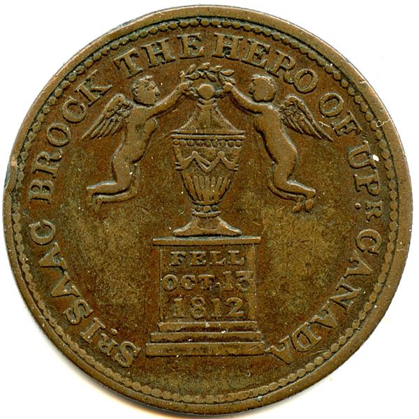 Lot of Thirteen Br 724 Upper Canada Tokens.