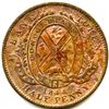 Image 34 : Lot of Twenty One Br 527 1844 Bank of Montreal Half Penny Tokens.
