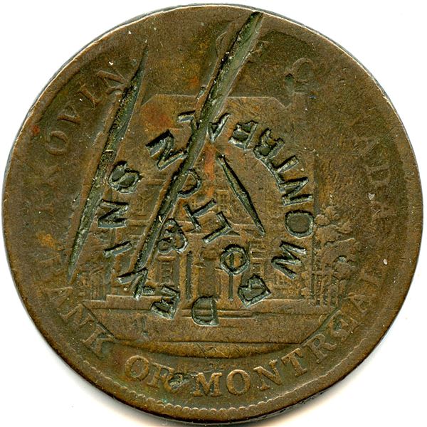 Lot of Four Devins & Bolton Countermarked Tokens.