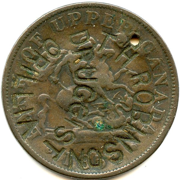 Lot of Two T.H. Robinson Druggist Orillia Countermarks.