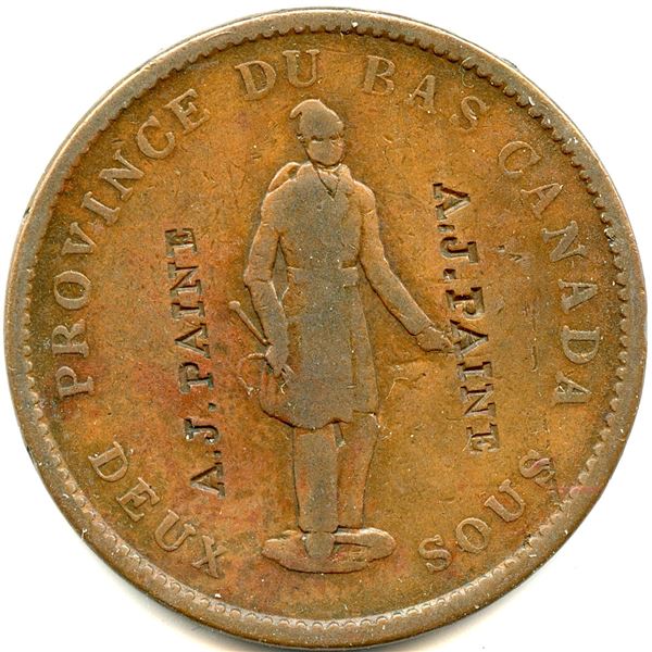 Lot of Two A.J. Paine Countermarks.