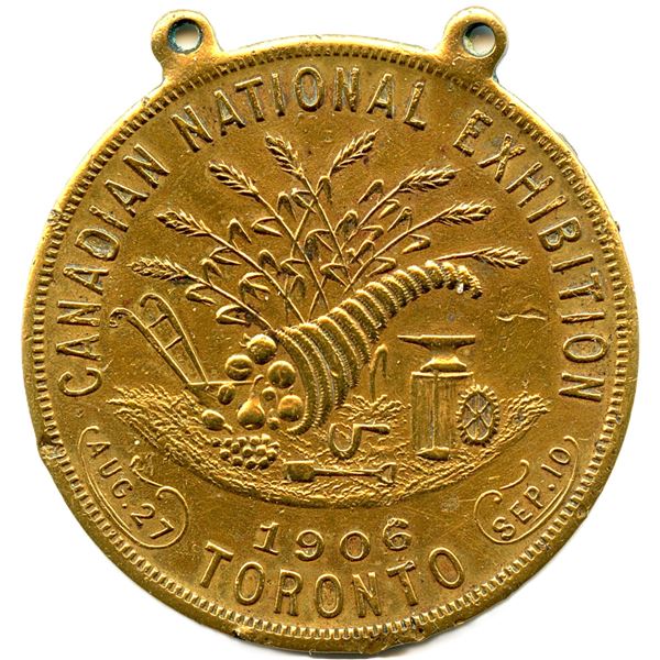 Lot of Two Canadian National Exhibition Toronto Medals.