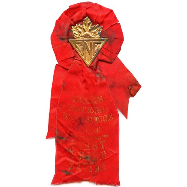 Lot of Three Canadian National Exhibition Toronto Prize Ribbons.