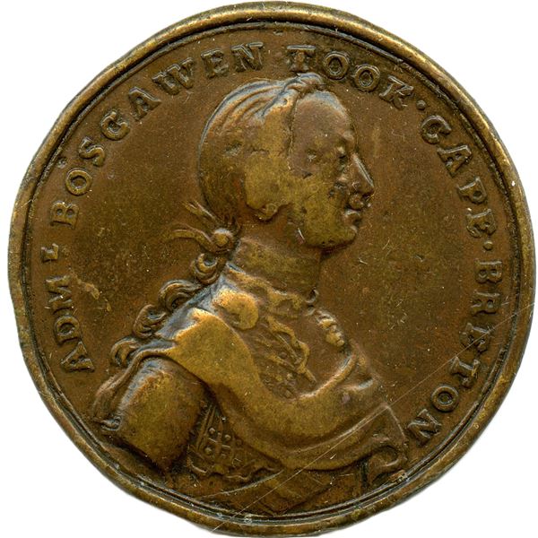 Lr. 851 Louisbourg Captured 1758.