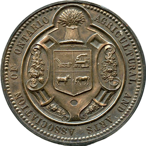 Lr. 1462 Agricultural and Arts Association of Ontario. Undated. Silver.
