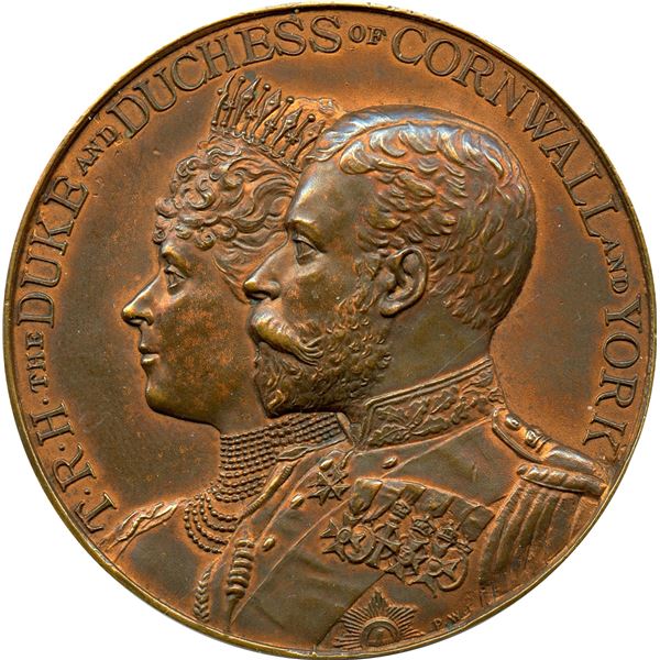 1901 Duke & Duchess of Cornwall Visit to Canada Ontario Rifle Association Medal.