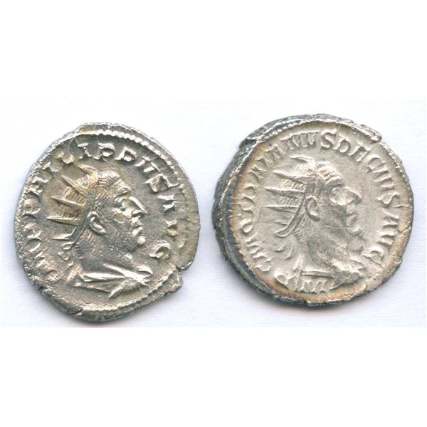 Roman Imperial - 3rd Century Emperors. Lot of 2
