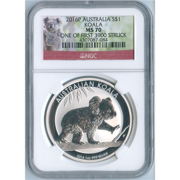 Australia - 2016 $1 Silver Koala