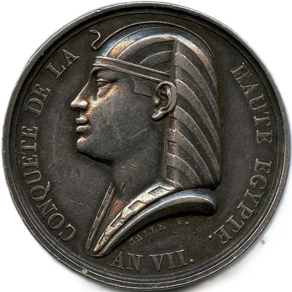 Conquest of Upper Egypt, (1799), Silver.