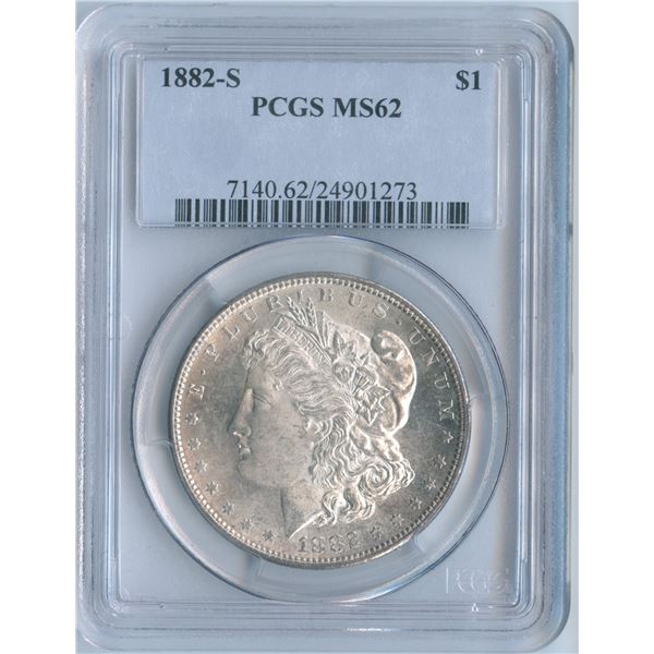 1882-S USA Morgan Silver Dollar