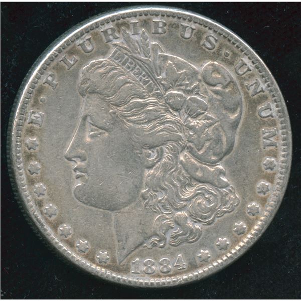 1884 USA Morgan Silver Dollar