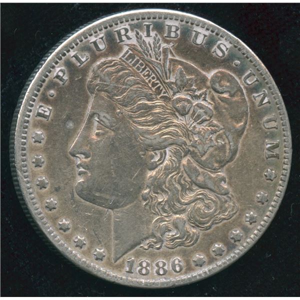 1886-O USA Morgan Silver Dollar