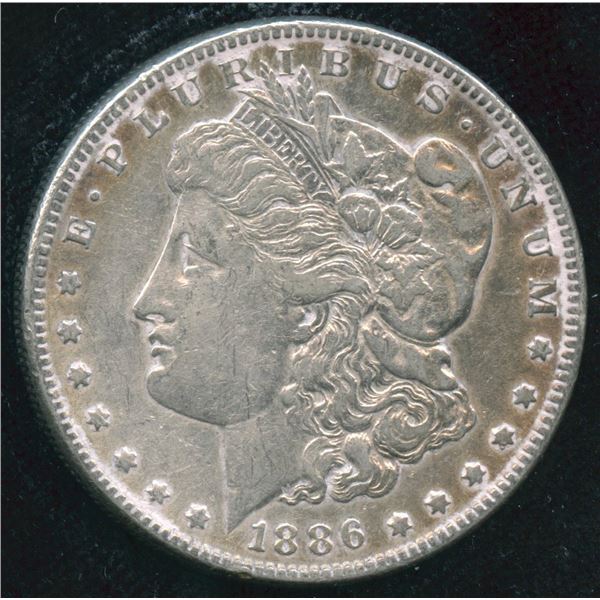 1886 USA Morgan Silver Dollar