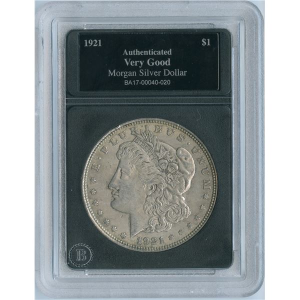1921 USA Morgan Silver Dollar
