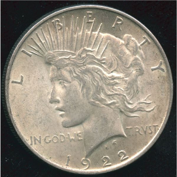 1922 USA Peace Silver Dollar
