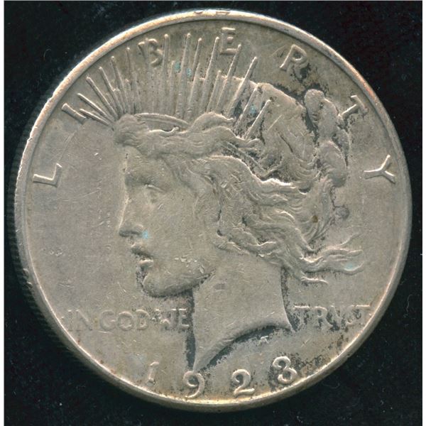 1923-S USA Peace Silver Dollar