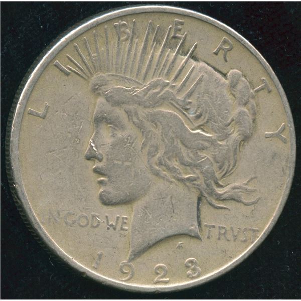 1923-D USA Peace Silver Dollar