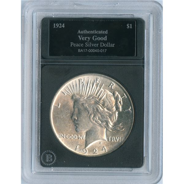 1924 USA Peace Silver Dollar