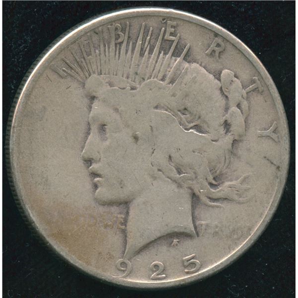 1925-S USA Peace Silver Dollar