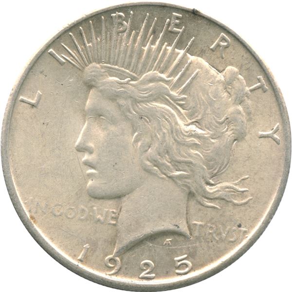 1925 USA Peace Silver Dollar
