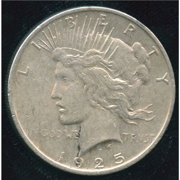 1925 USA Peace Silver Dollar