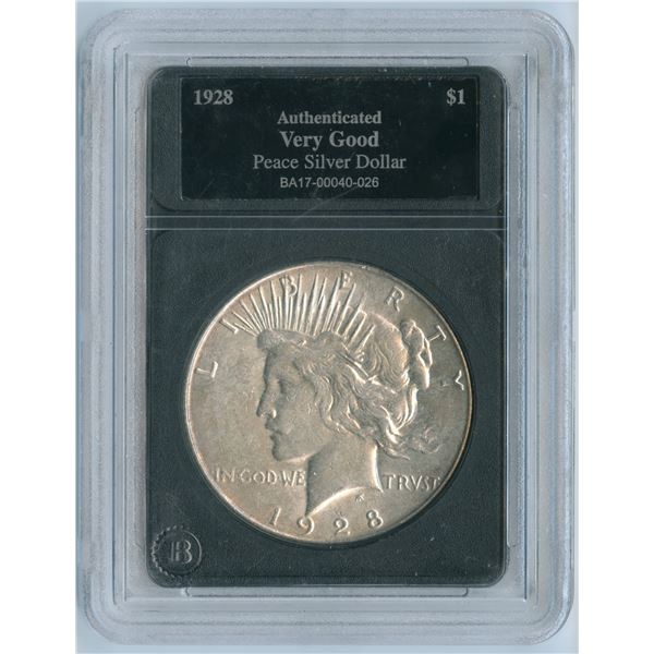1928 USA Peace Silver Dollar