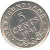 Image 2 : Lot of 6 ICCS Graded Newfoundland Five Cents