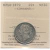 Image 1 : 1870 Newfoundland Twenty Cents
